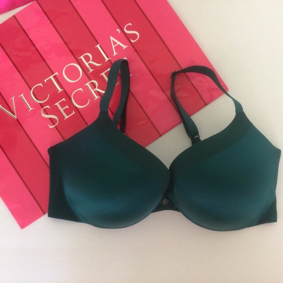 VICTORIAS SECRET SO OBSESSED EMERALD GREEN PUSH UP